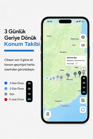  Hbb-k Tag Ios & Android Uyumlu Airtag Akıllı Gps Takip Cihazı