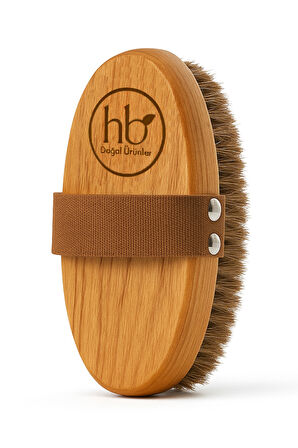 Doğal At Kılı Selülit Fırçası – Batık, Çatlak Ve Selülit Karşıtı Kuru Fırçalama Peeling Fırçası
