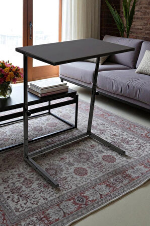 Yükseklik Ayarlı Dar Zigon Laptop-Notebook Sehpası Masası