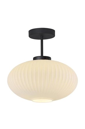E27 Mat Opal Beyaz Elips Oval Tavan Avize Modern Şık Yumuşak Işık Dağılımı