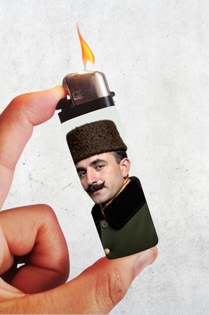 Enver Paşa Baskılı Klasik Çakmak, Tekrar Doldurulabilir