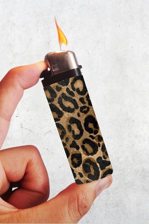 Leopar Kahverengi Klasik Çakmak, Tekrar Doldurulabilir