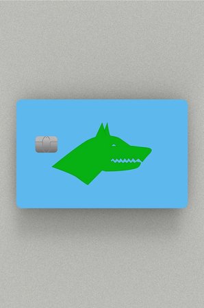 Göktürk Bayrak Yatay Görünüm Kredi Kartı & Akbil Sticker Kaplama (Yüksek Kalite)