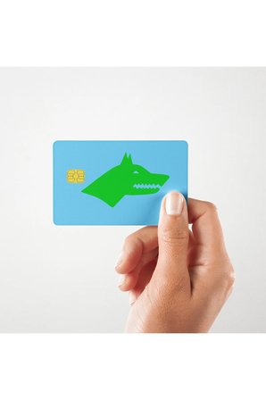 Göktürk Bayrak Yatay Görünüm Kredi Kartı & Akbil Sticker Kaplama (Yüksek Kalite)