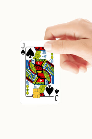 Kral Kraliçe Jack İskambil 4'lü Set Kredi/Banka Kart Kaplama Sticker