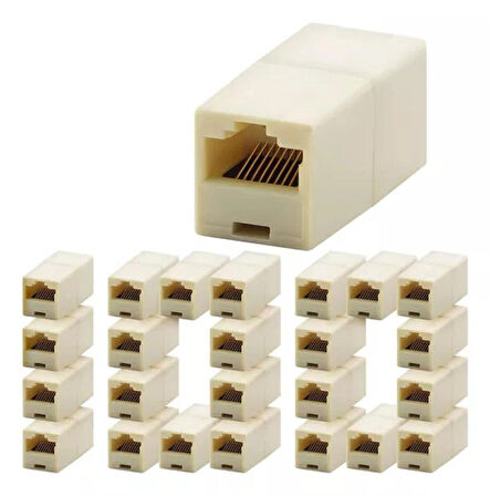 Hadron hd4062 100lü Adsl Cat5 Cat6 Rj45 Dişi dişi-RJ45 Birleştirici-İnternet kablo uzatma ara adaptör RJ45 Ara aparat 100 adet