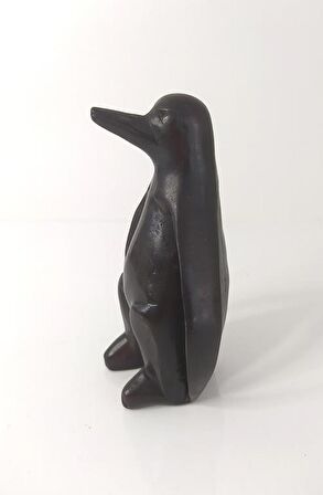 Reçine Penguen Biblo Heykel Dekoratif Tasarım Masa Üstü Dekor Süs