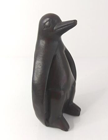 Reçine Penguen Biblo Heykel Dekoratif Tasarım Masa Üstü Dekor Süs