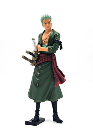 One Piece Anime 3DRoronoa Zoro Büyük Aciton Figür Oyuncak 29 cm