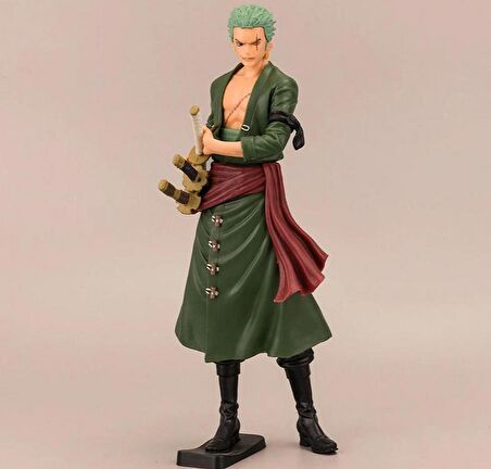 One Piece Anime 3DRoronoa Zoro Büyük Aciton Figür Oyuncak 29 cm