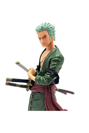 One Piece Anime 3DRoronoa Zoro Büyük Aciton Figür Oyuncak 29 cm