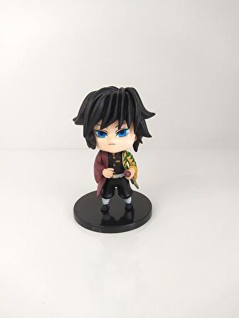 Demon Slayer Kimetsu No Yaiba Giyu Tomioka Anime Figür Biblo Oyuncak 11 cm