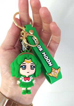 Sailor Moon Silikon Anahtarlık Çanta Süsü Oyuncak Araba Süsü