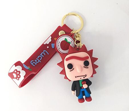 Katil Bebek Silikon Anahtarlık Çanta Süsü Oyuncak Araba Süsü