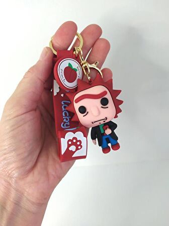 Katil Bebek Silikon Anahtarlık Çanta Süsü Oyuncak Araba Süsü