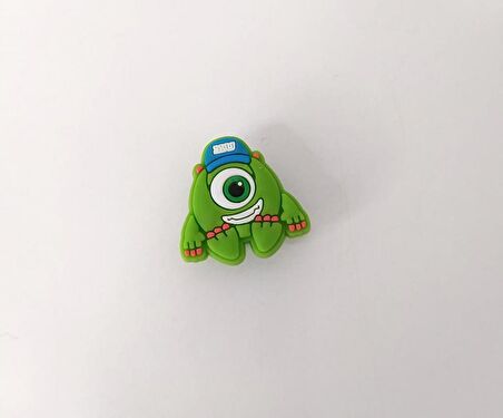 Terlik Ayakkabı Sandalet Süsü Tek Göz Canavar1 Adet Silikon Kız Erkek Aksesuar Hediye  