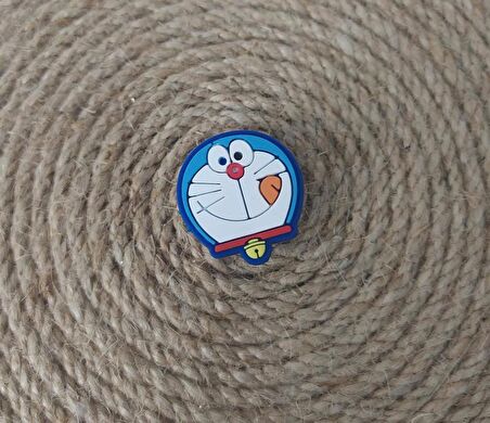 Terlik Ayakkabı Sandalet Tokası Doremon 1 Adet Silikon Kız Erkek Aksesuar Hediye  