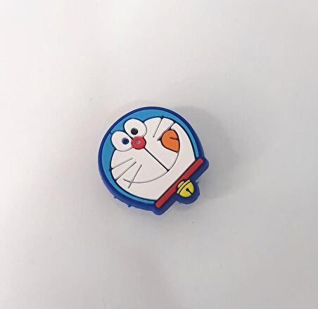 Terlik Ayakkabı Sandalet Tokası Doremon 1 Adet Silikon Kız Erkek Aksesuar Hediye  