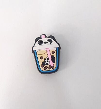 Terlik Süsü  Silikon Terlik Sandalet Tokası Panda Bardak  Aksesuar