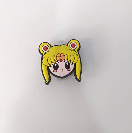 Terlik Süsü  Silikon Terlik Sandalet Tokası Sailor Moon Süsü Aksesuar