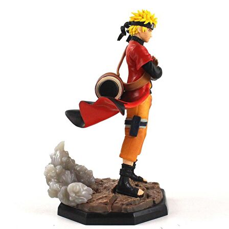 Anime Naruto Uzumaki Işıklı Eylem Karakter Figür Oyuncak Biblo 23 cm