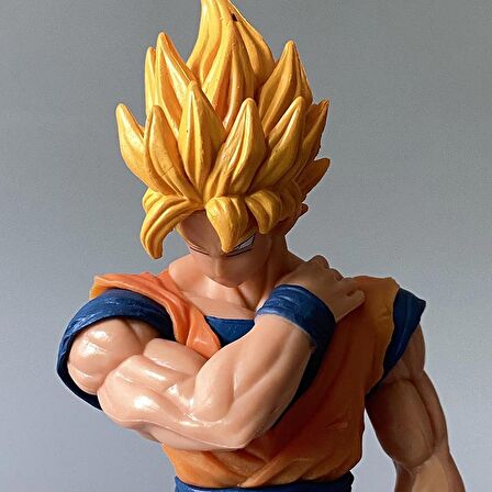 Anime Dragon Ball Z Son Goku Eylem Karakter Figür Oyuncak Biblo 22 cm