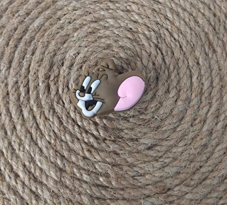 Terlik Ayakkabı Sandalet Tokası Silikon Jerry Terlik Süsü Aksesuar