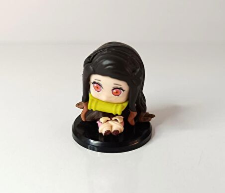 Anime Demon Slayer Nezuko İblis Avcısı Mini Figür Eylem Karakter Figür Oyuncak Biblo 5 cm