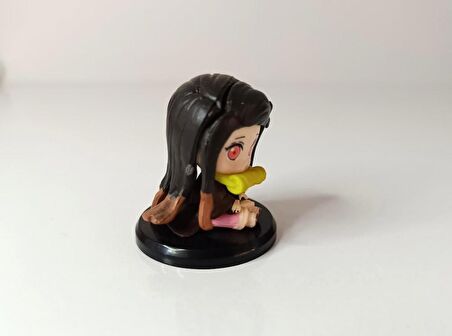 Anime Demon Slayer Nezuko İblis Avcısı Mini Figür Eylem Karakter Figür Oyuncak Biblo 5 cm