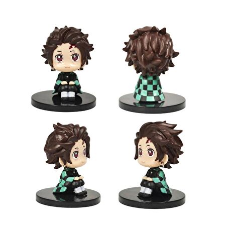 Anime Demon Slayer Tanjiro Kamado 7 cm Karakter Figür Oyuncak Biblo 