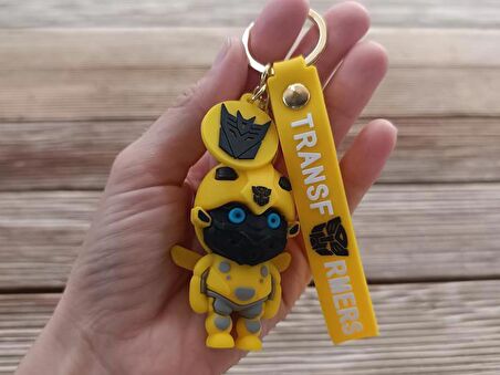 Anahtarlık Transformers Silikon Anahtarlık Çanta Süsü Karakter Figür Oyuncak 