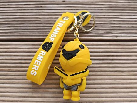 Anahtarlık Transformers Silikon Anahtarlık Çanta Süsü Karakter Figür Oyuncak 