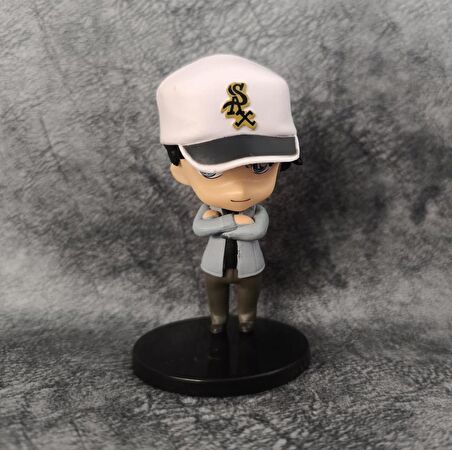 Figür Detective Conan Heiji Hattori 10 cm Dedektif Conan Karakter Figür Oyuncak Biblo 