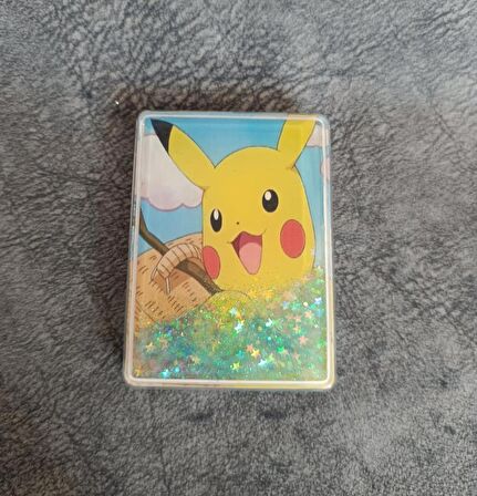 Cep Ayna Pokemeon Pikachua Makyaj Çanta Seyehat Taşınabilir Ayna Bebek Sulu Kozmetik Büyüteç Kompakt Katlanır     