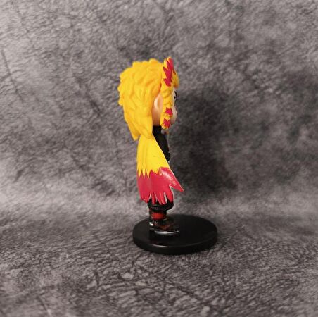 Anime Figür Demon Slayer Kyojuro Rengoku 9 cm Karakter Figür Oyuncak Biblo 