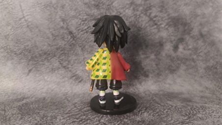 Anime Figür Demon Slayer Giyu Tomioka 9 cm Karakter Figür Oyuncak Biblo 