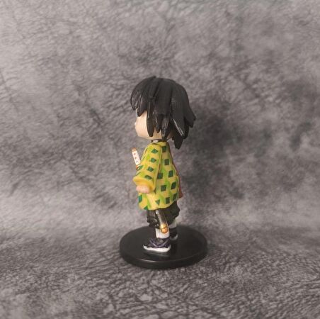 Anime Figür Demon Slayer Giyu Tomioka 9 cm Karakter Figür Oyuncak Biblo 