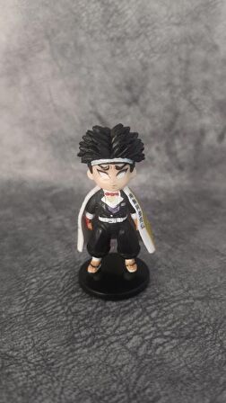 Anime Figür Demon Slayer Gyomei Himejima 9 cm Karakter Figür Oyuncak Biblo 