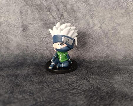 Anime Figür Naruto Kakashi Hatake 6 cm Karakter Mini Figür Oyuncak Biblo 