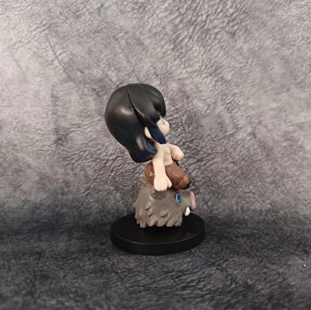 Anime Demon Slayer Inosuke Hashibira 9 cm Karakter Figür Oyuncak Biblo 