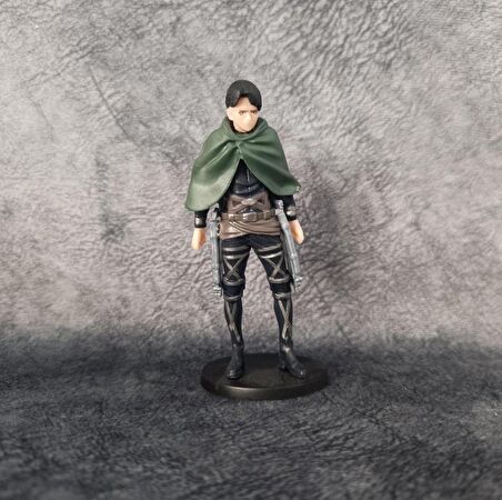 Anime Attack On Titan Levi Ackerman 10 cm Karakter Figür Oyuncak Biblo 