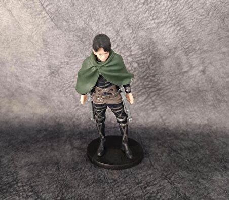 Anime Attack On Titan Levi Ackerman 10 cm Karakter Figür Oyuncak Biblo 