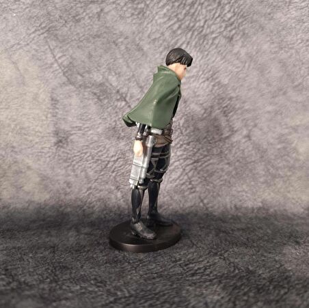 Anime Attack On Titan Levi Ackerman 10 cm Karakter Figür Oyuncak Biblo 