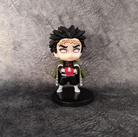 Anime Figür Demon Slayer Gyomei Himejima 7 cm Karakter Figür Oyuncak Biblo 15439