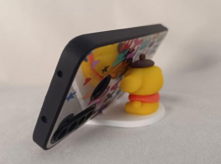 Telefon Tutucu Sanrio Pompompurin Silikon Telefon Standı Karakter Figür Oyuncak