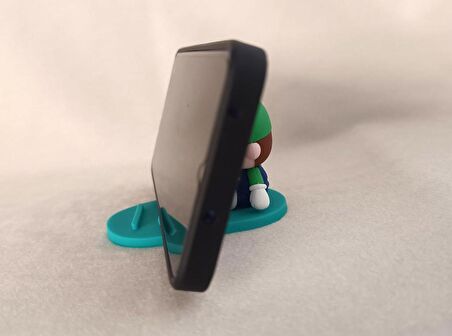 Telefon Tutucu Süper Mario Silikon Telefon Standı Karakter Figür Oyuncak 