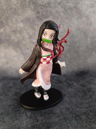 Anime Demon Slayer Nezuko Kamado 14 cm Karakter Figür Oyuncak Biblo 