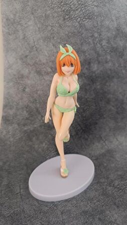Anime The Quintessential Quintuplets Yotsuba Nakano Eşsiz Beşizler Karakter Figür Oyuncak Standlı Biblo 14663