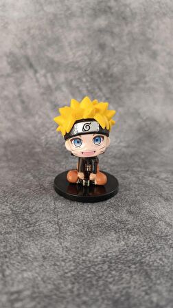 Anime Figür Naruto Uzumaki 6 cm Karakter Mini Figür Oyuncak Biblo 