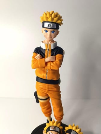 Anime Naruto Uzumaki 25 cm Değişim Kafa Karakter Figür Oyuncak Biblo